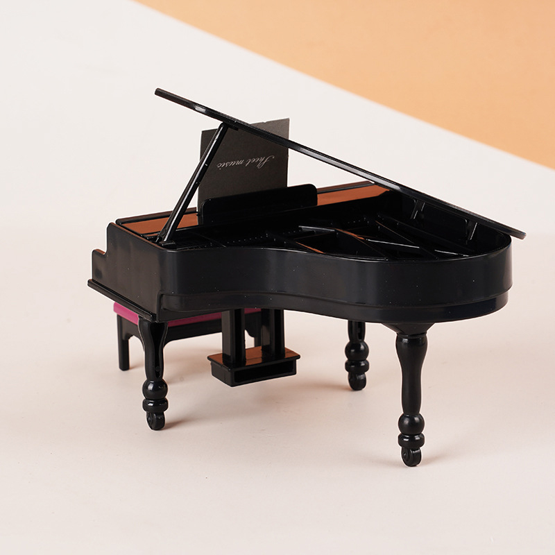 Interior Design Living Room - 1:12 Miniatur Piano Rumah Boneka dengan