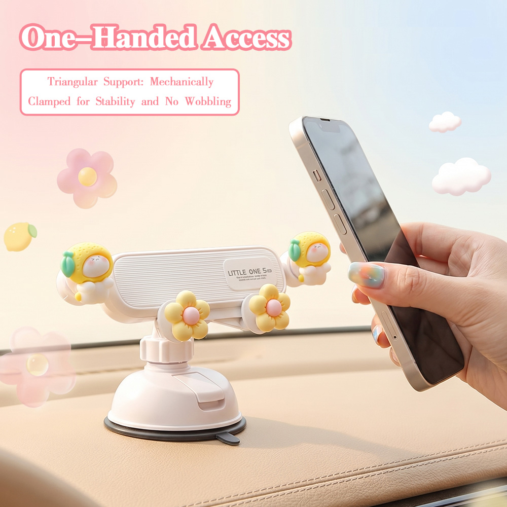 Interior Design Presentation - Dudukan Ponsel Mobil dengan Suction Cup,