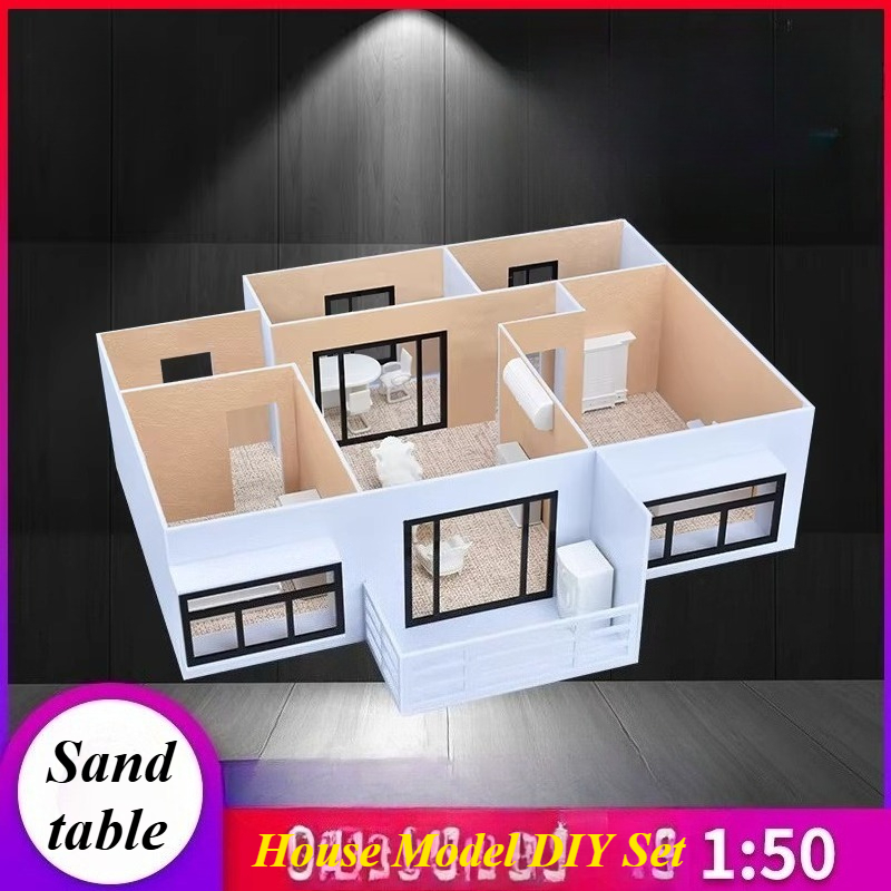 Interior Design Concept - Kit Model Desain Interior Diorama Meja