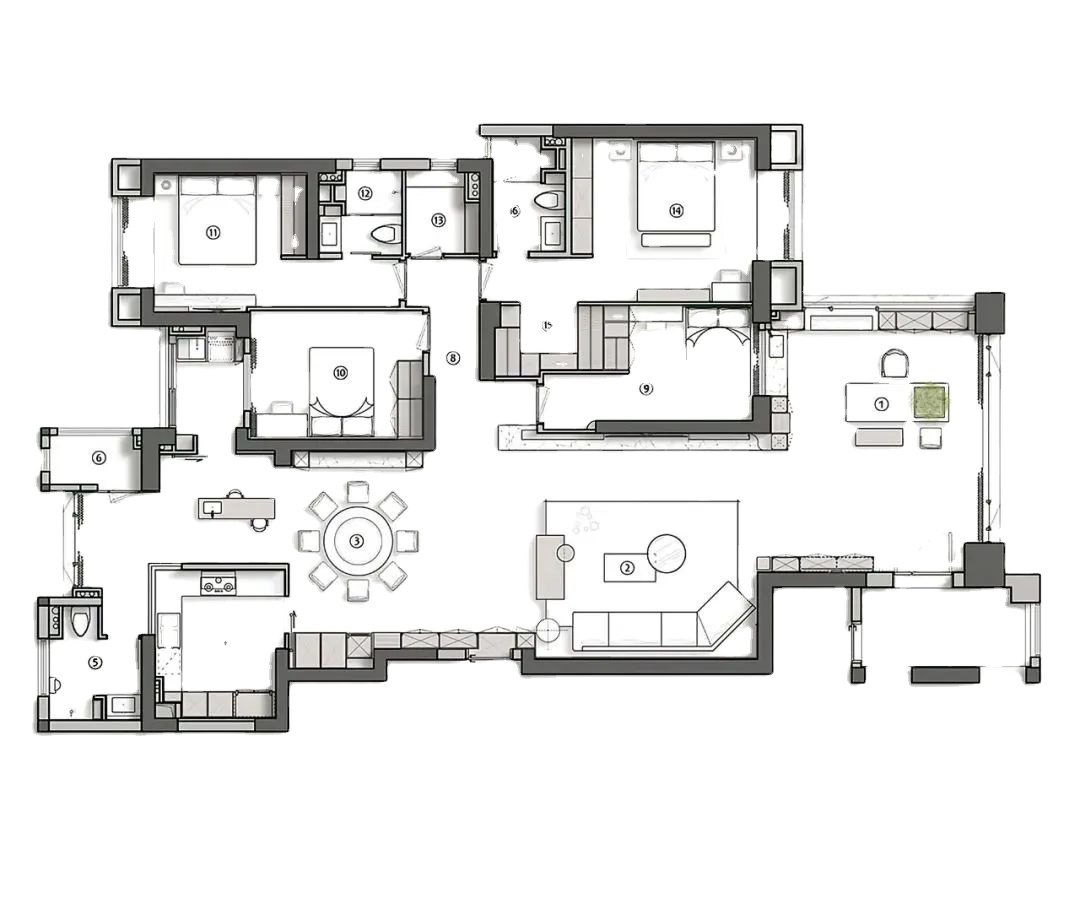 Interior Design And Construction - Layanan Desain Interior Rumah Sanhai, Gambar