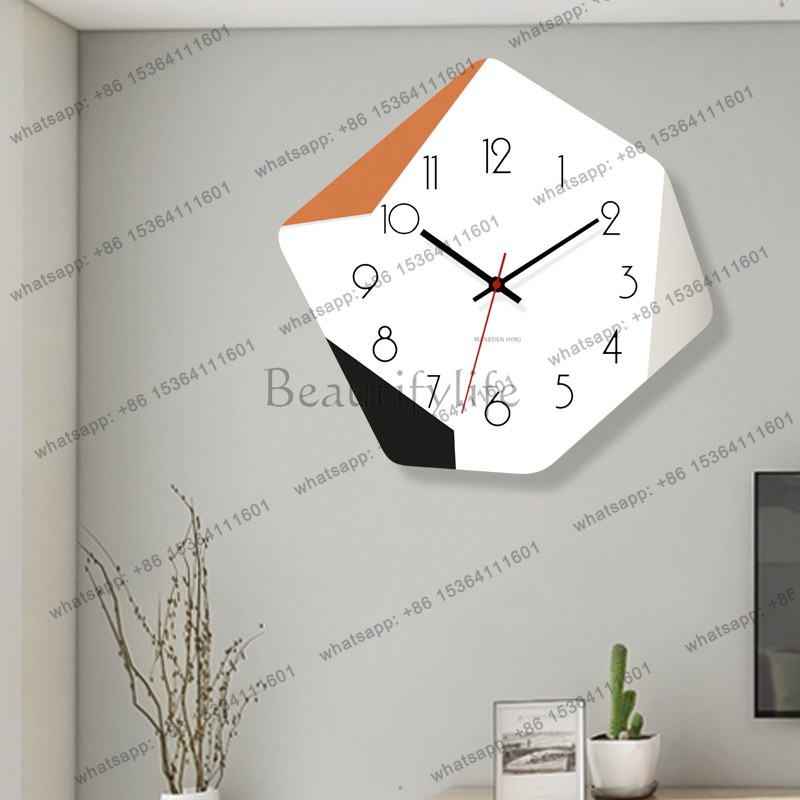 Interior Design Organic Modern - Jam Dinding Nordik Kreatif Desain Estetika
