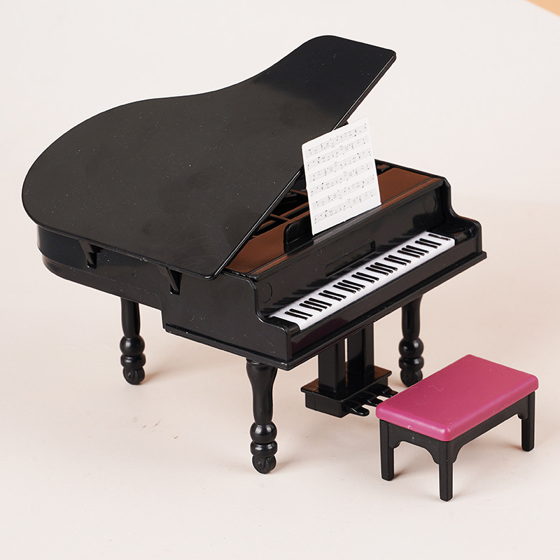 1:12 Miniatur Piano Rumah Bone - Interior Design Living Room ulasan dan harga