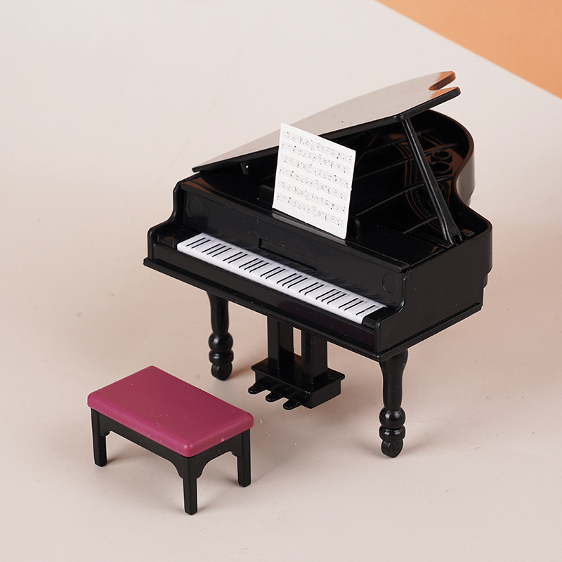 1:12 Miniatur Piano Rumah Bone - Interior Design Living Room ulasan dan harga