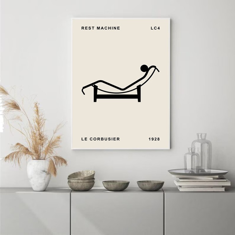 Poster Arsitektur Abstrak Desa - Interior Design Concept ulasan dan harga