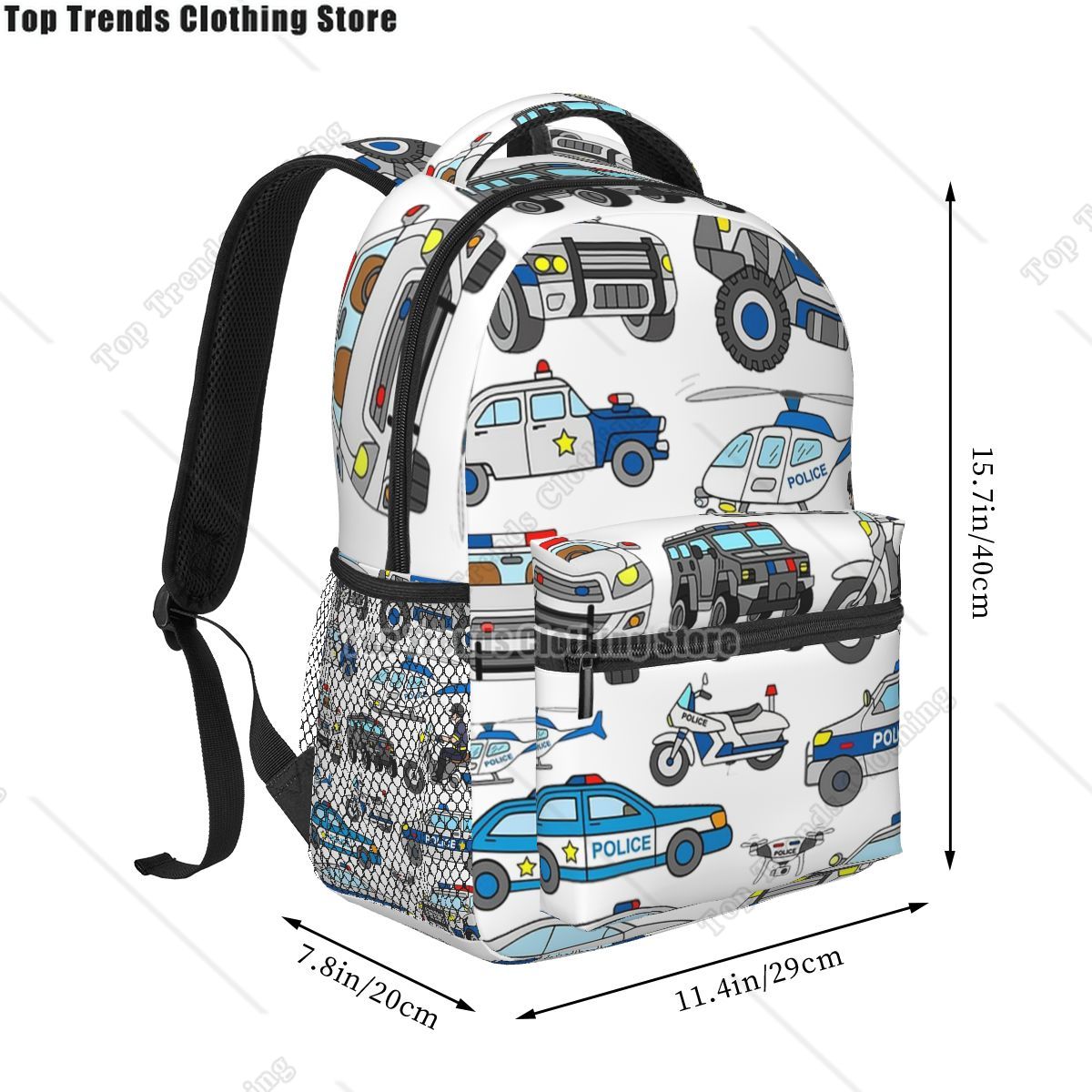 Ransel Desain Mobil Polisi Tas - Interior Design Concept ulasan dan harga