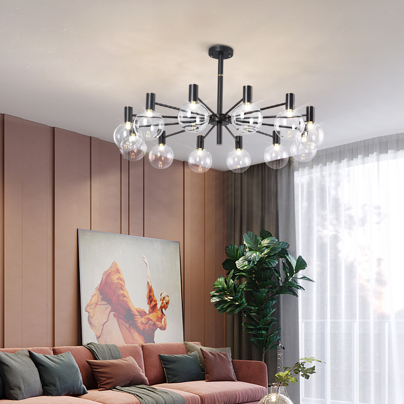 Lampu gantung led, cahaya mewa - Interior Design Of Cafe ulasan dan harga