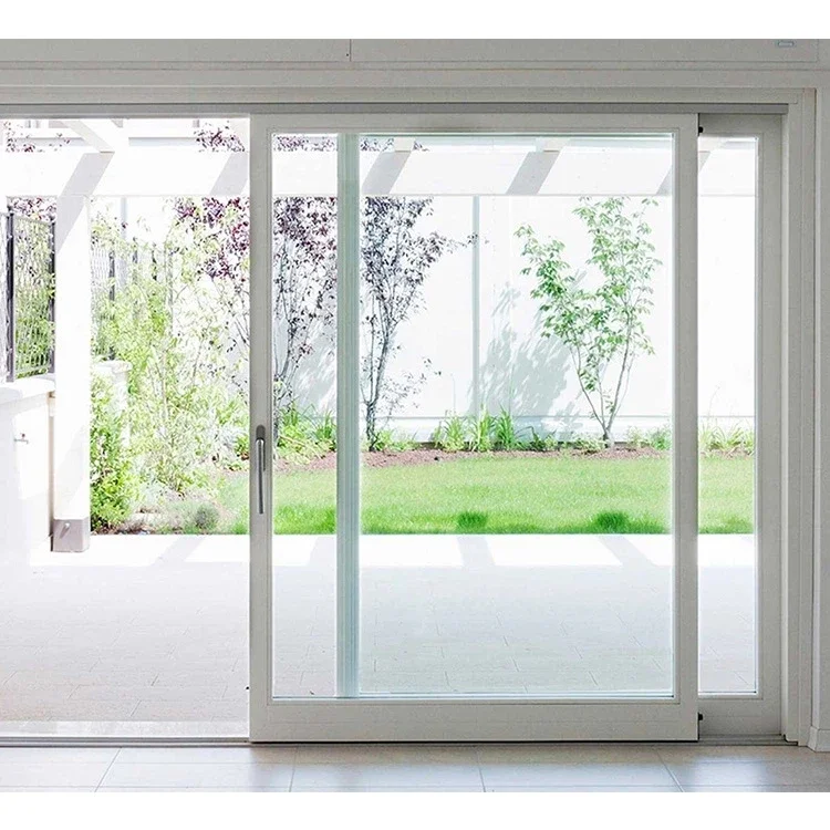 -Pintu Geser Kaca Bingkai PVC  - Interior Design Organic Modern ulasan dan harga