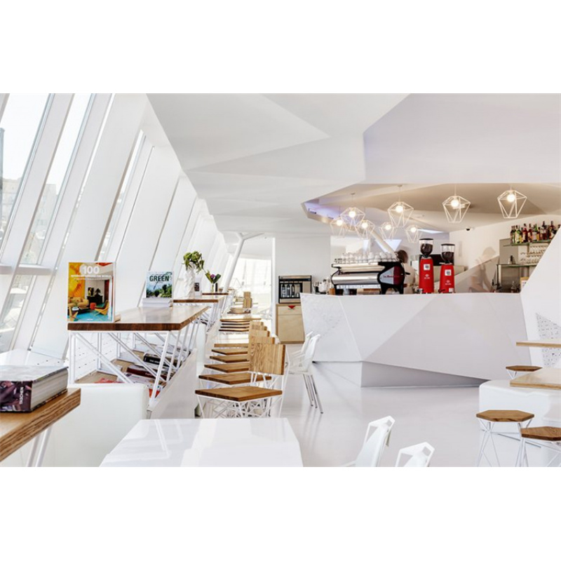 Desain Konter Kopi Modern Berk - Interior Design Of Cafe ulasan dan harga