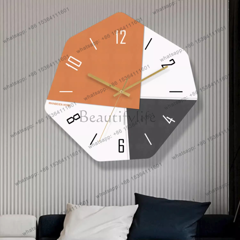 Jam Dinding Nordik Kreatif Des - Interior Design Organic Modern ulasan dan harga