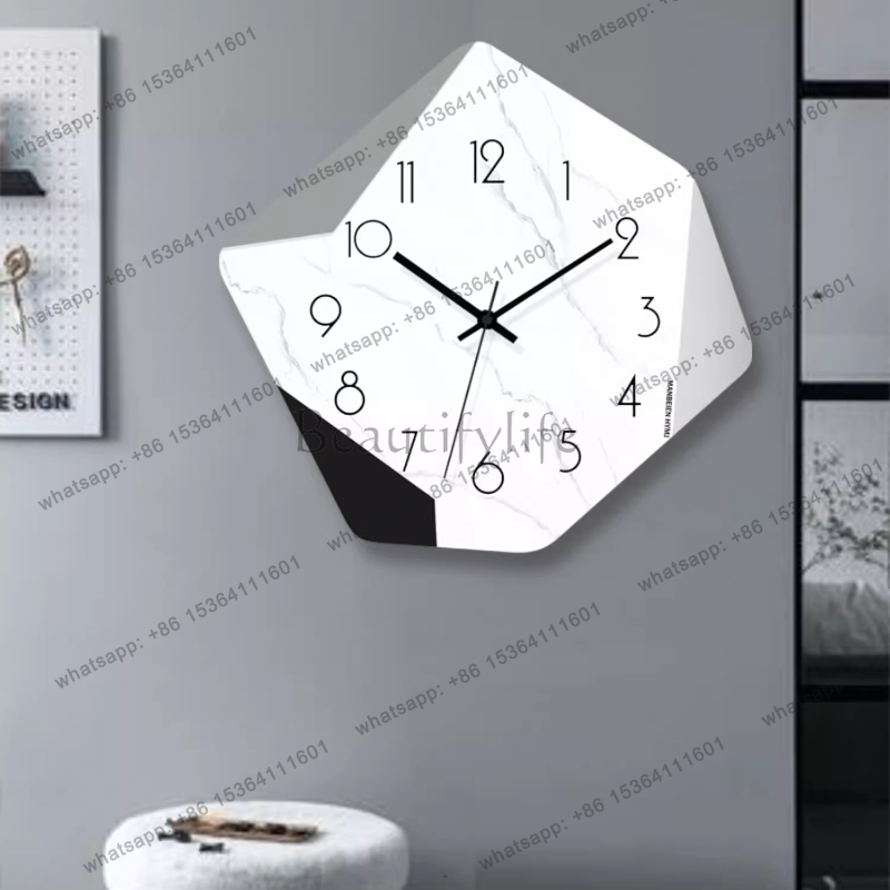 Jam Dinding Nordik Kreatif Des - Interior Design Organic Modern ulasan dan harga