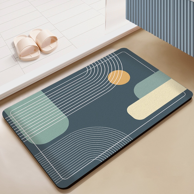 Keset Lantai Geometris Abstrak - Printed Rug Abstract ulasan dan harga