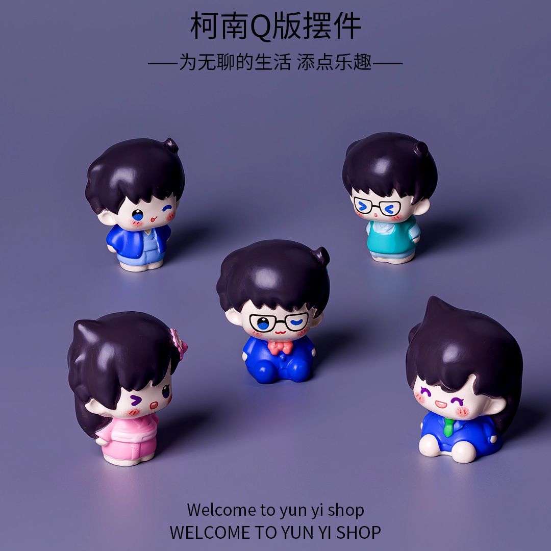 Figur Mini Resin Detektif Cona - Interior Design Living Room ulasan dan harga