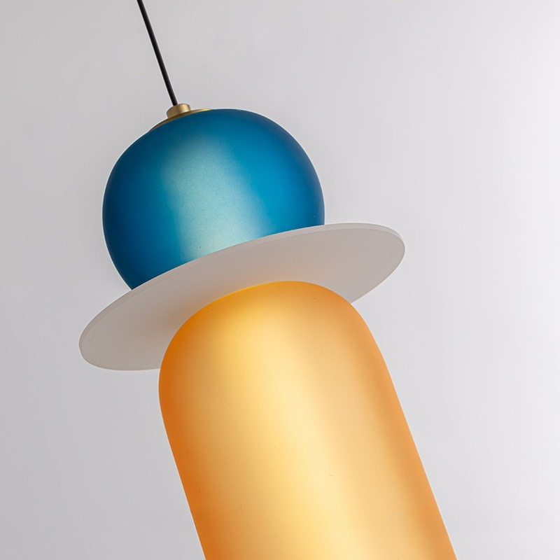 Lampu Gantung Kecil Kaca Berwa - Interior Design Of Cafe ulasan dan harga