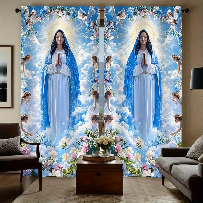 Tirai Bunda Maria Seni Religiu - Interior Design Of Cafe ulasan dan harga
