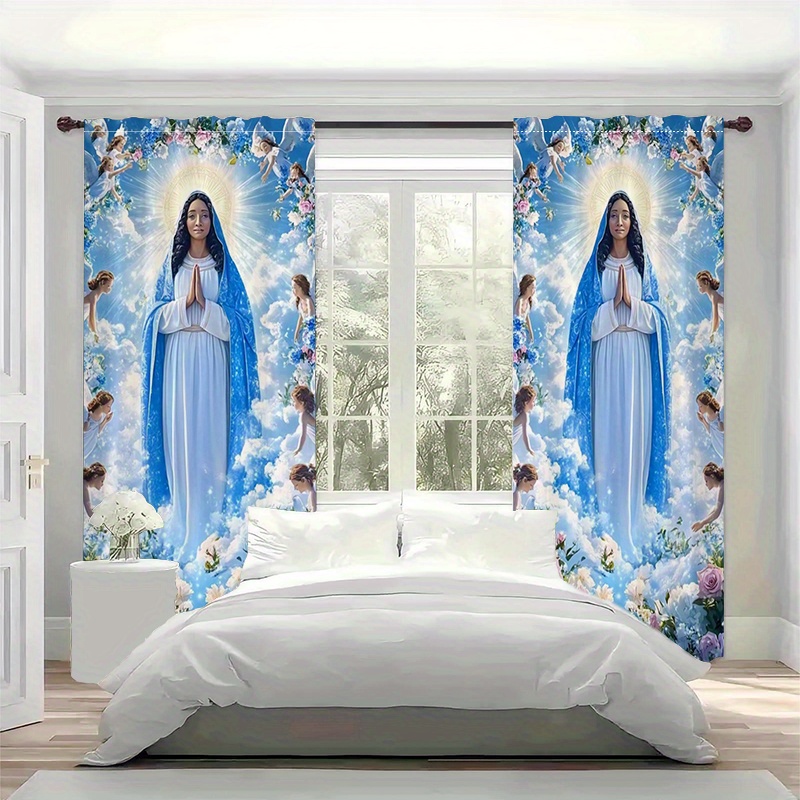 Tirai Bunda Maria Seni Religiu - Interior Design Of Cafe ulasan dan harga
