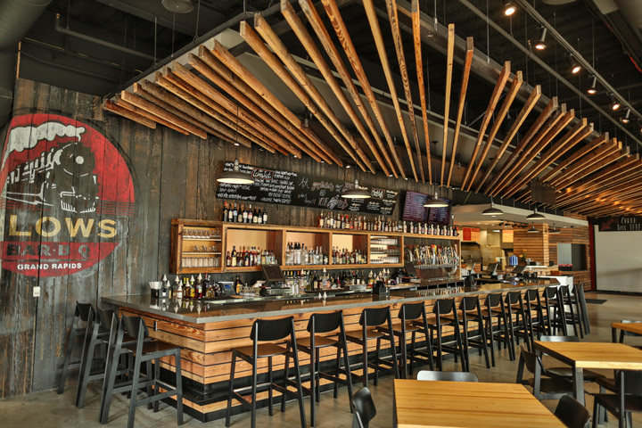Desain Meja Bar Kafe Kayu Mode - Interior Design Of Cafe ulasan dan harga